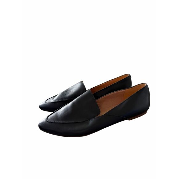 Madewell Ian Skimmer Slip On Loafer in Black Size 8.5 Francis Leather - Picture 4 of 8